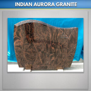 C 1 shaped Granite Headstone Aurora
